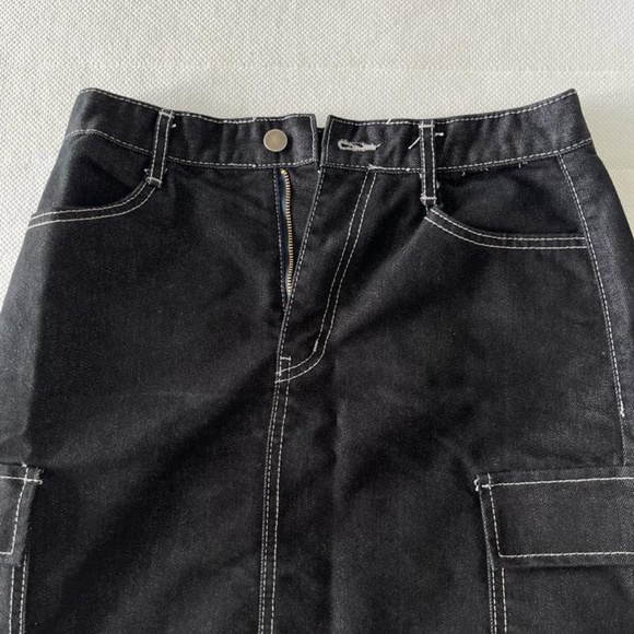 Lewkin Maxi Jeans Skirt Y2K Style WORE ONCE - Picture 2 of 4